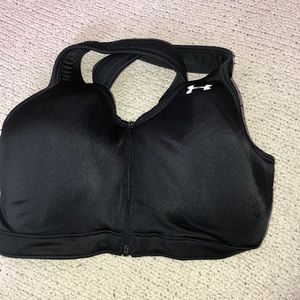 Under Armor zippered sports bra